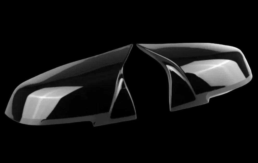 BMW F20, F22, F30, F31, F32, F34, E84-LCI M-stiilis peeglikorpuste komplekt, läikiv must