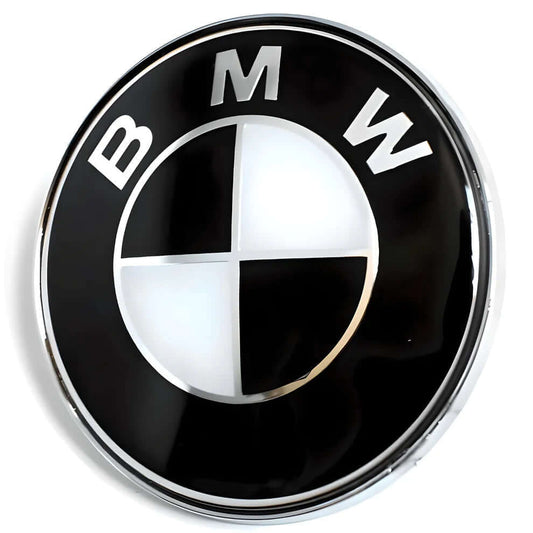 BMW EMBLEEM BLACK AND WHITE