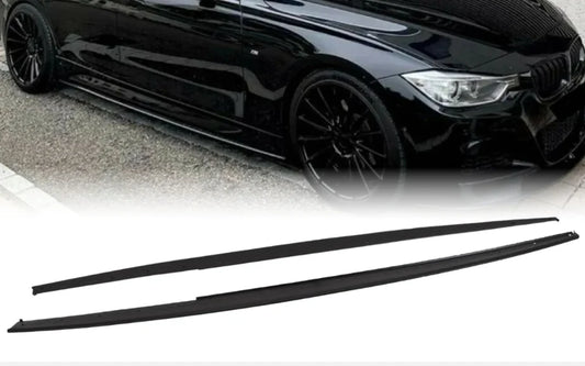 BMW F30 / F31 Performance-stiilis laiendid, läikiv must
