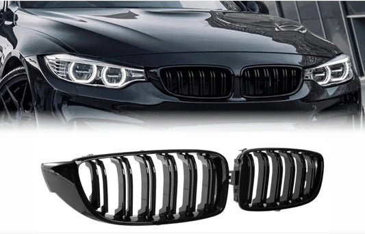 BMW F32 / F33 / F36 / F80 / F82 Performance-stiilis neeruvõre, läikiv must